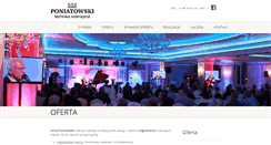 Desktop Screenshot of poniatowski.net.pl