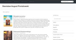 Desktop Screenshot of poniatowski.org.pl