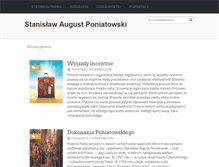 Tablet Screenshot of poniatowski.org.pl